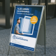 Gehwegstopper (inkl. zwei Plakaten)